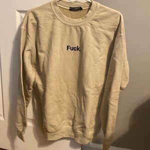 NWT nasty gal fuck sweater